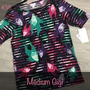 LuLaRoe Disney Gigi Striped Top